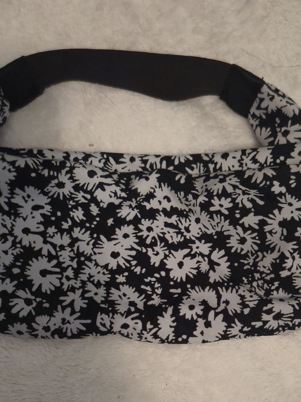 lululemon athletica Black and White Floral Headband